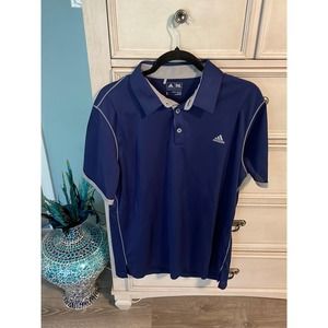 Adidas mens polo royal blue large